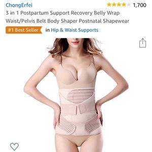 Like new postpartum belly belt set